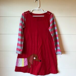 Mini Boden Dog Dress Girls 6-7